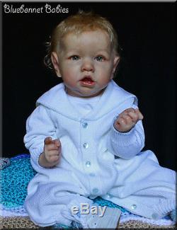 Bluebonnet Babies Reborn Doll Blonde Baby Boy Saskia LE by Bonnie Brown