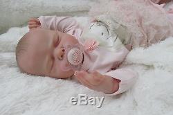 Bonnebellebabies reborn baby girl doll Genevieve by Cassie Brace