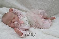 Bonnebellebabies reborn baby girl doll Genevieve by Cassie Brace