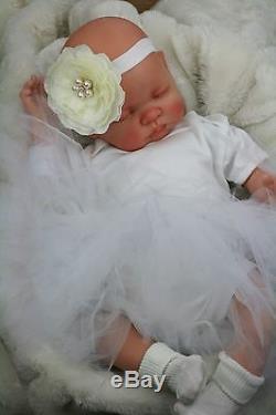 Butterfly Babies Reborn Baby Doll Fake Baby Girl White Tutu Molly
