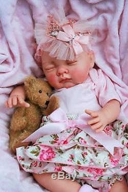 Butterfly Babies Reborn Baby Girl Doll Frilly Pants Crown Headband S993