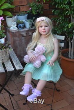 CHILD Reborn Baby Girl Doll CHLOE was Gabriella by Reva Schick SEND N ANGEL