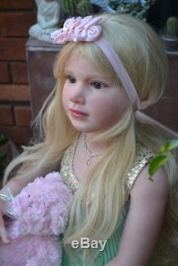 CHILD Reborn Baby Girl Doll CHLOE was Gabriella by Reva Schick SEND N ANGEL