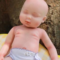 COSDDOLL 17 Sleeping Girl Newborn Full Body Platinum Silicone Reborn Baby Dolls