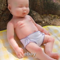 COSDDOLL 17 Sleeping Girl Newborn Full Body Platinum Silicone Reborn Baby Dolls