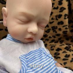 COSDOLL 14.9 Reborn Baby? Dolls? 3.3LB Newborn BOY Sleeping Silicone Baby Doll