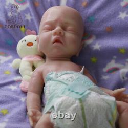 COSDOLL 14.9 in Platinum Silicone Reborn Baby Dolls Can Take a Pacifier Boy Doll