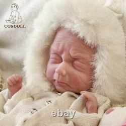 COSDOLL 15.5'' Newborn Baby? Doll? Silicone BOY? Doll Soft Full Silicone Reborn