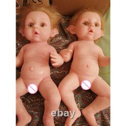 COSDOLL 16.5 in Platinum Silicone Cute Elf Baby Dolls Reborn Newborn Girl Dolls
