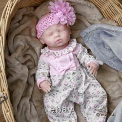 COSDOLL 16'' Full Body Silicone Baby Newborn Baby Doll Reborn Baby Dolls 5.29lb