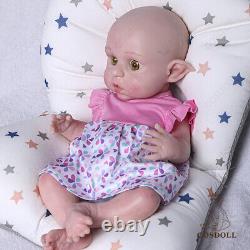 COSDOLL 16 Reborn Elf Baby Doll Full Body Solid Silicone Doll Open Eyes Newborn