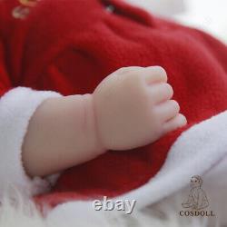 COSDOLL 17.5'' Newborn Baby Girl Doll Reborn Baby Dolls Full Body Soft Silicone