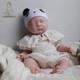 Cosdoll 17.7 Reborn Baby Dolls 3.3kg Sleeping Baby Girl Platinum Silicone Doll