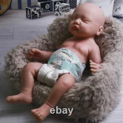 COSDOLL 17.7 in Full Body Silicone Dolls Baby Girl Doll 7.6lb Reborn Baby Dolls