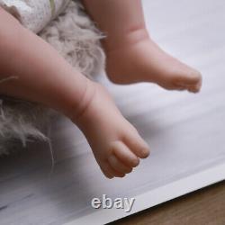 COSDOLL 17.7 in Full Body Silicone Dolls Baby Girl Doll 7.6lb Reborn Baby Dolls