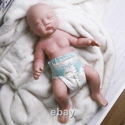 COSDOLL 17.7in Full Body Silicone Doll Baby Girl Doll 7.6lb Reborn Baby Dolls UK