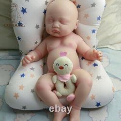 COSDOLL 17Platinum Soft Full Silicone Reborn Baby Doll Realistic Baby Girl Doll