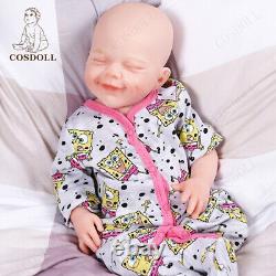 COSDOLL 18.5 Can Drink Water & Pee Baby Girl Soft Silicone Reborn Baby Dolls UK