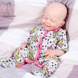 COSDOLL 18.5 Can Drink Water & Pee Baby Girl Soft Silicone Reborn Baby Dolls UK