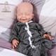 Cosdoll 18.5 Newborn Boy Platinum Silicone Reborn Baby Dolls Smiling Face Doll