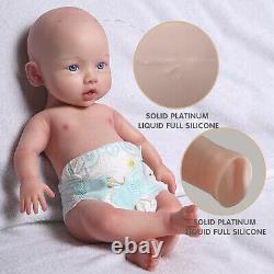 COSDOLL 18.5 Platinum Silicone Baby Dolls Reborn Girl Doll Can Drink Water&Pee