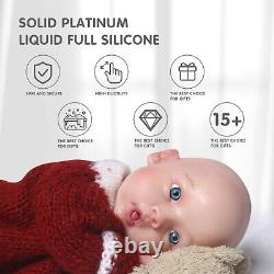 COSDOLL 18.5 Platinum Silicone Baby Dolls Reborn Girl Doll Can Drink Water&Pee