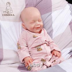 COSDOLL 18.5 Platinum Silicone Reborn Baby Girl Adorable Silicone Newborn Dolls