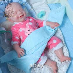 COSDOLL 18.5 Reborn Baby Dolls Full Body Silicone Girl Doll WithDrink-Wet System