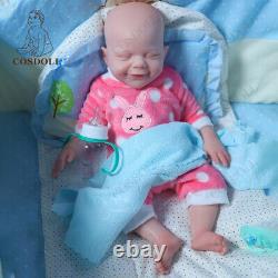 COSDOLL 18.5 Reborn Baby Dolls Full Body Silicone Girl Doll WithDrink-Wet System