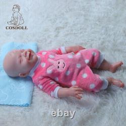 COSDOLL 18.5 Reborn Baby Dolls Full Body Silicone Girl Doll WithDrink-Wet System