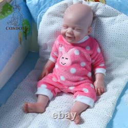 COSDOLL 18.5 Reborn Baby Dolls Full Body Silicone Girl Doll WithDrink-Wet System