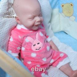 COSDOLL 18.5 Reborn Baby Dolls Full Body Silicone Girl Doll WithDrink-Wet System