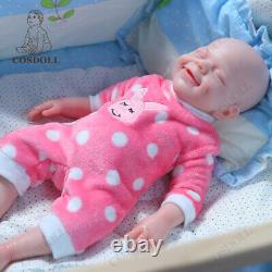 COSDOLL 18.5 Reborn Baby Dolls Full Body Silicone Girl Doll WithDrink-Wet System