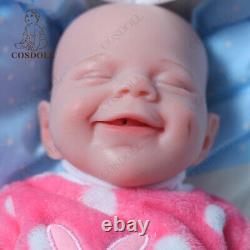 COSDOLL 18.5 Reborn Baby Dolls Full Body Silicone Girl Doll WithDrink-Wet System