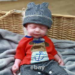 COSDOLL 18.5 Reborn Baby Dolls Platinum Silicone Eyes Closed Sleeping Baby BOY