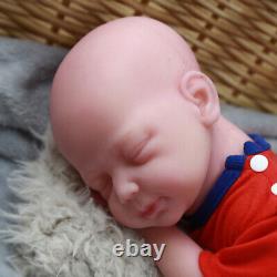 COSDOLL 18.5 Reborn Baby Dolls Platinum Silicone Eyes Closed Sleeping Baby BOY