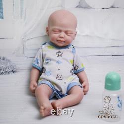 COSDOLL 18.5 in Reborn Baby Dolls Platinum Silicone Realistic Baby Doll BOY Doll