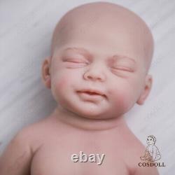 COSDOLL 18.5 in Reborn Baby Dolls Platinum Silicone Realistic Baby Doll BOY Doll