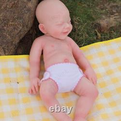 COSDOLL 18.5 in Smiley Girl Handmake Silicone Reborn Baby Dolls Lifelike Newborn