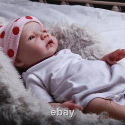 COSDOLL 18.5Reborn Baby Dolls Platinum Silicone Newborn Doll Handmade Girl Doll