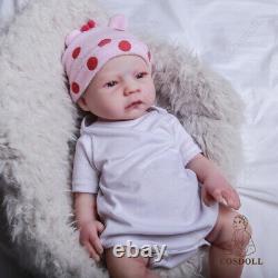 COSDOLL 18.5Reborn Baby Dolls Platinum Silicone Newborn Doll Handmade Girl Doll