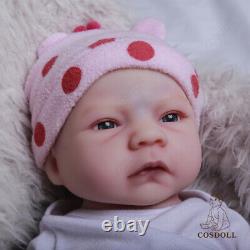 COSDOLL 18.5Reborn Baby Dolls Platinum Silicone Newborn Doll Handmade Girl Doll