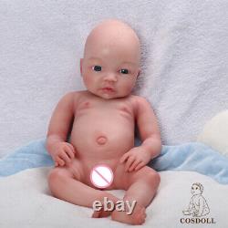 COSDOLL 18'' Full Body Silicone Doll Reborn Baby Doll Newborn Lifelike Baby Doll