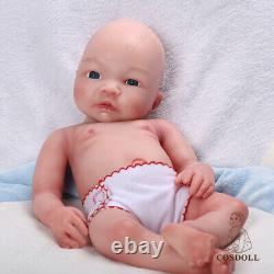 COSDOLL 18'' Full Body Silicone Doll Reborn Baby Doll Newborn Lifelike Baby Doll