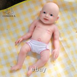 COSDOLL 18 in Smile Girl Realistic Full Platinum Silicone Body Reborn Baby Dolls