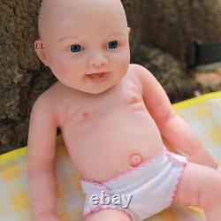 COSDOLL 18 in Smile Girl Realistic Full Platinum Silicone Body Reborn Baby Dolls