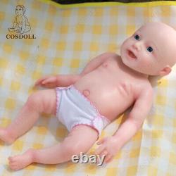 COSDOLL 18 in Smile Girl Realistic Full Platinum Silicone Body Reborn Baby Dolls