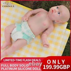 COSDOLL 22 Reborn Baby Doll Realistic Newborn Baby Doll Full Body Soft Silicone