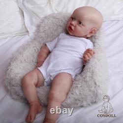 COSDOLL 22 Reborn Baby Dolls Full Silicone Real Baby Doll Newborn Handmade Doll