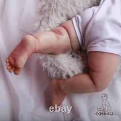 COSDOLL 22 Reborn Baby Dolls Full Silicone Real Baby Doll Newborn Handmade Doll